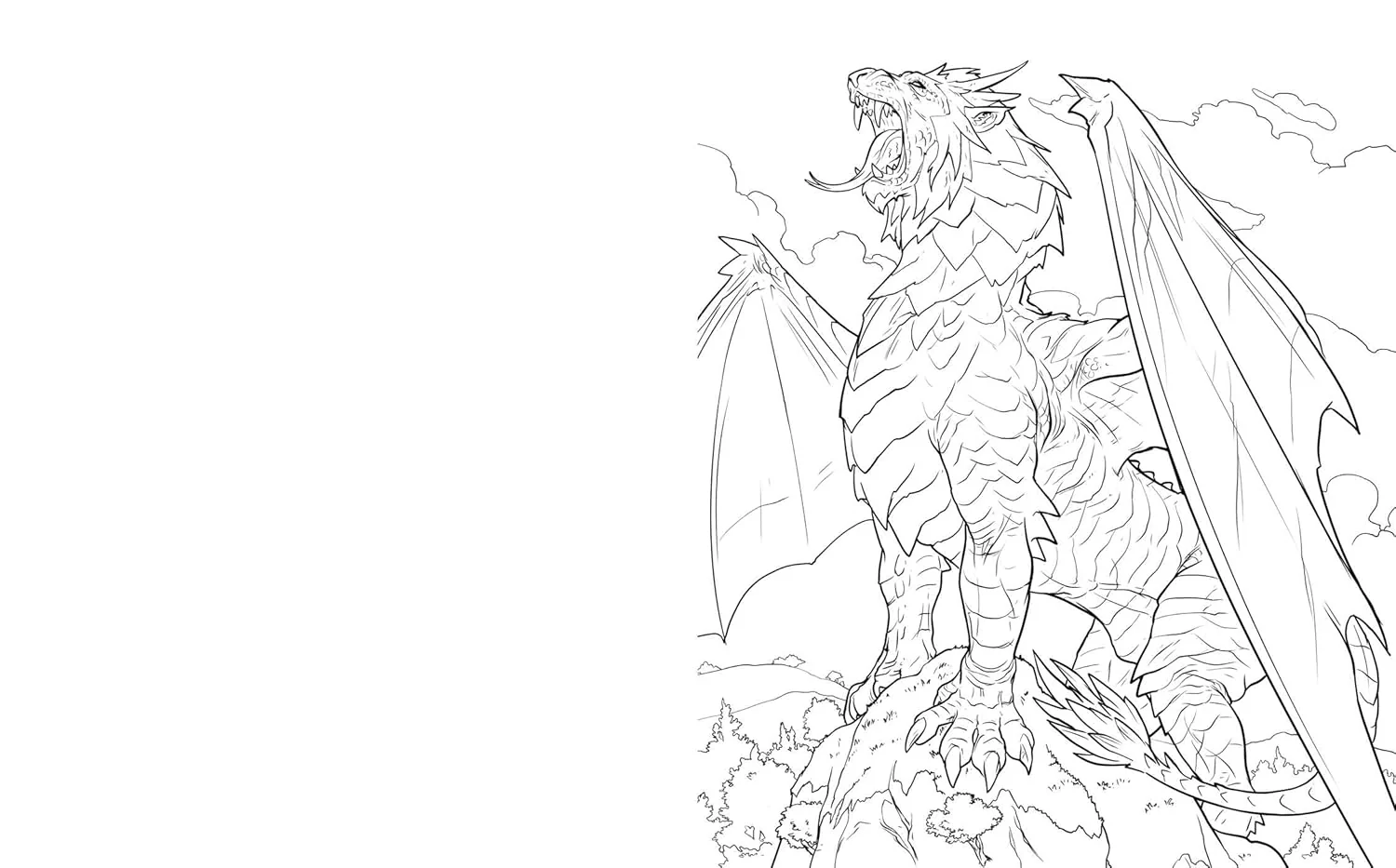 The Dragoncore Coloring Book: Features 40 Illustrations of Fantasy's Most Legendary Monster (Sirius Creative Coloring - Image 3