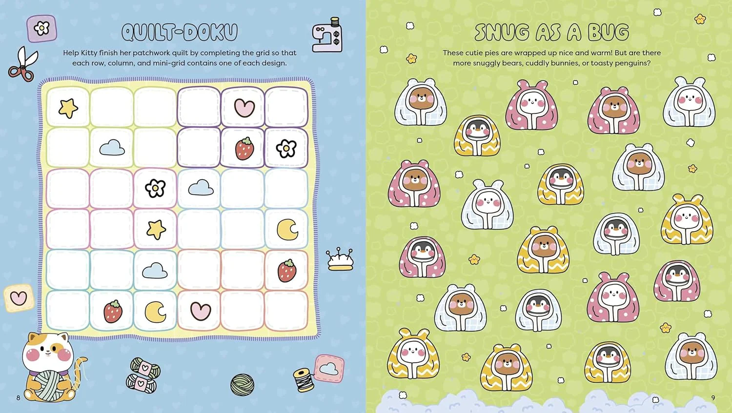 Cozy Moments Activity Book: Connect the Dots, Spot the Difference, Mazes ... and More! (Cozy Time - Image 2