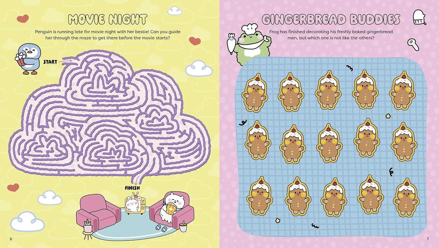 Cozy Moments Activity Book: Connect the Dots, Spot the Difference, Mazes ... and More! (Cozy Time - Image 3
