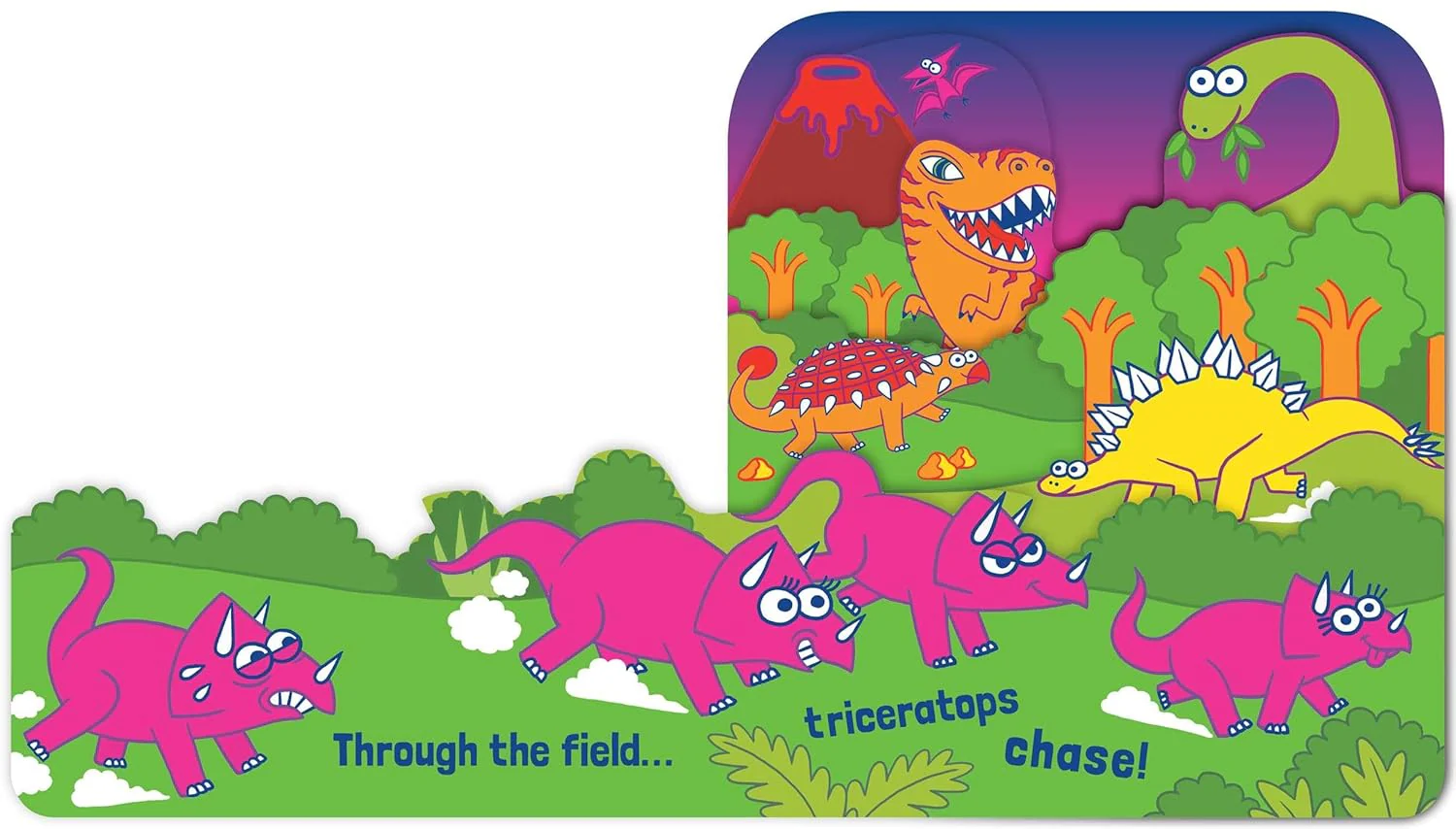 Good Night, Dinos (A Shaped Bedtime Novelty Board Book for Toddlers): A Shaped Bedtime Novelty Board Book for Toddlers (Fluorescent Pop! - Image 4