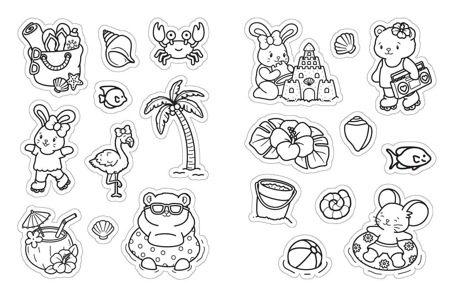 Color Your Own Stickers: 500+ Stickers to Color, Stick, and Share! (Cute and Cozy - Image 3