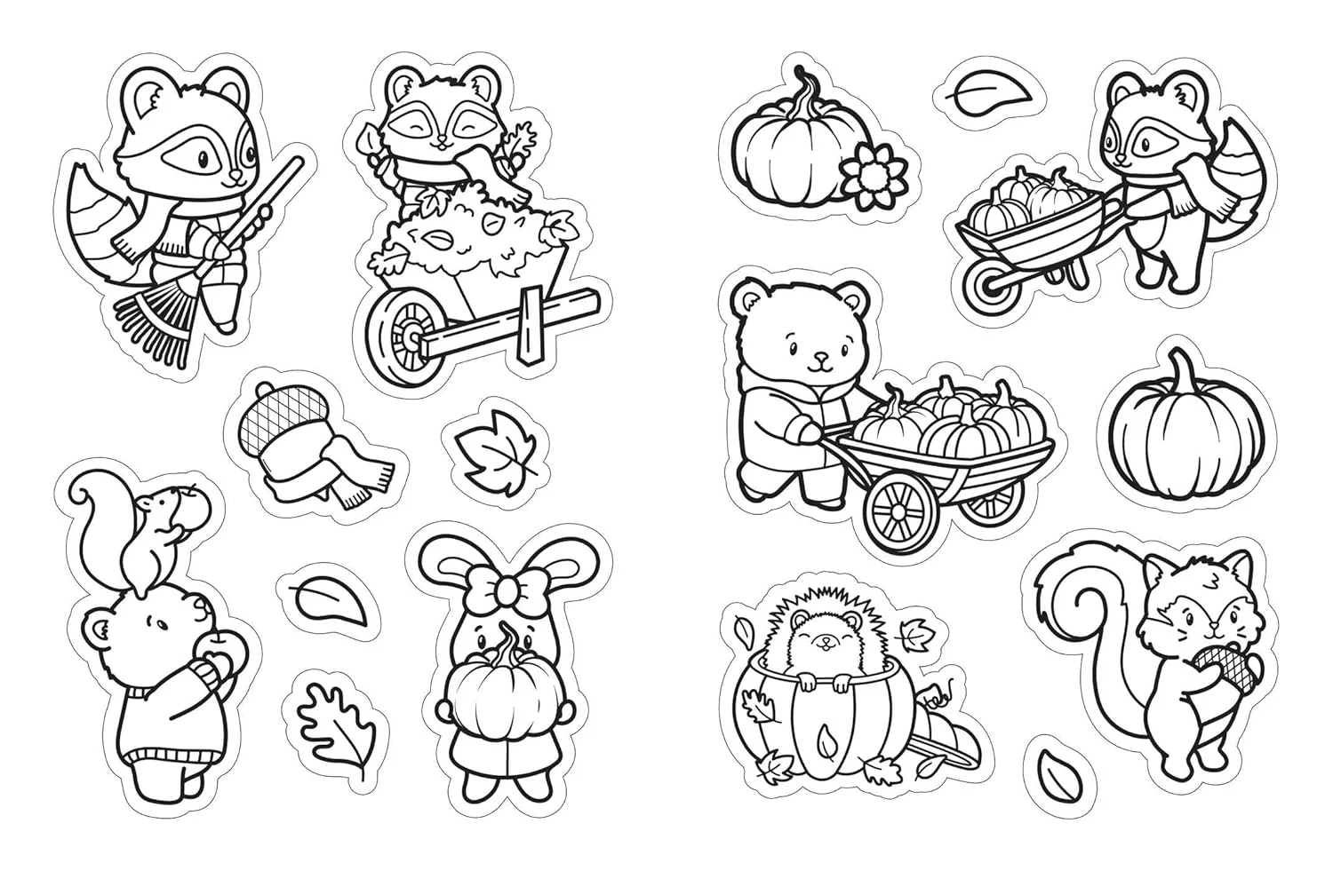 Color Your Own Stickers: 500+ Stickers to Color, Stick, and Share! (Cute and Cozy - Image 6