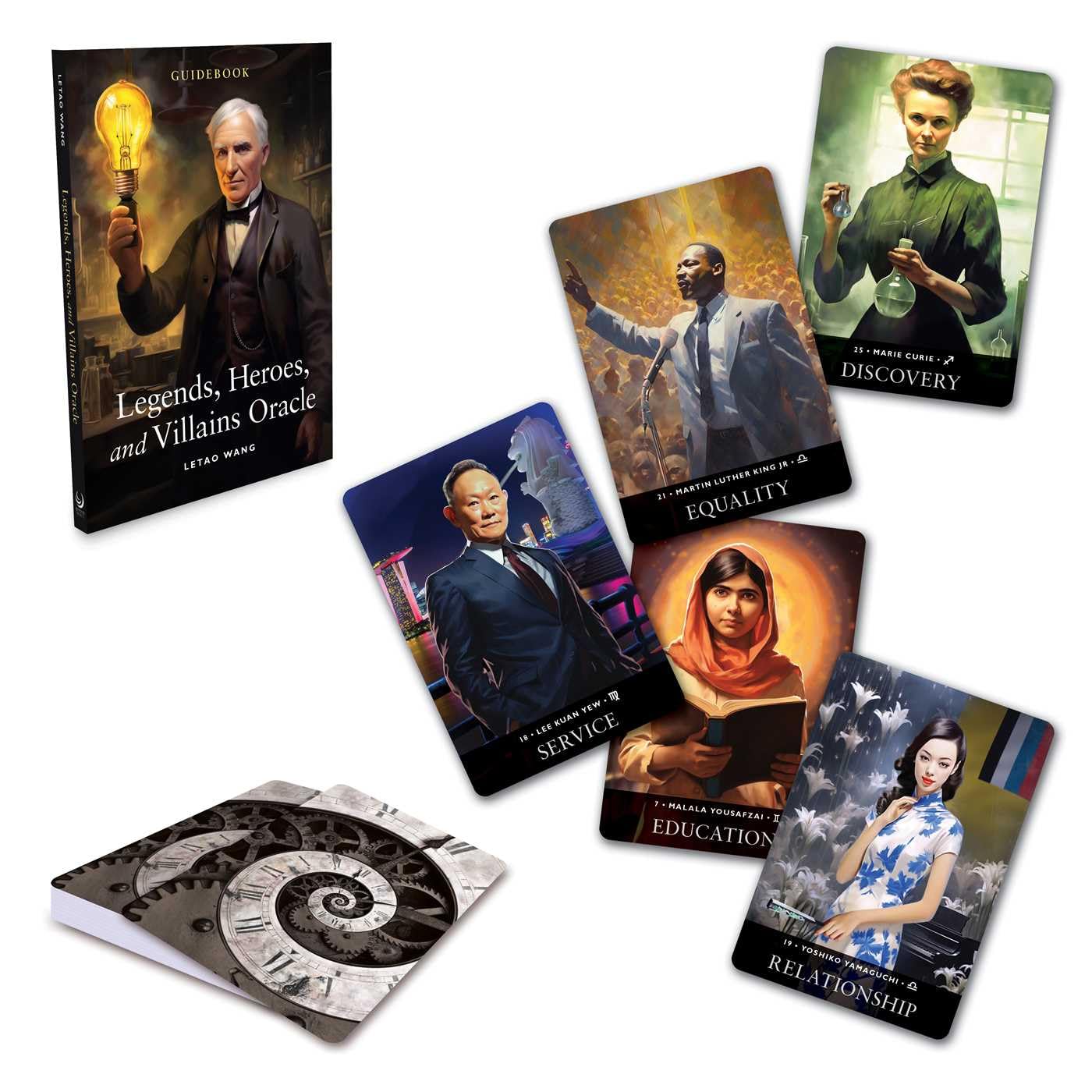 Legends, Heroes, and Villains Oracle: A 36-Card Deck and Guidebook (Legends of the Oracle Realm, 3 - Image 2