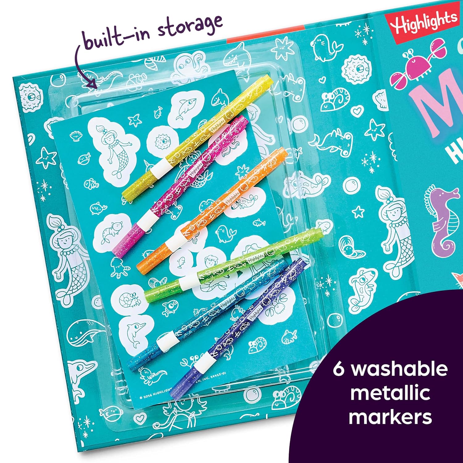 Magical Mermaids Hidden Pictures (Highlights Hidden Pic Coloring - Image 4