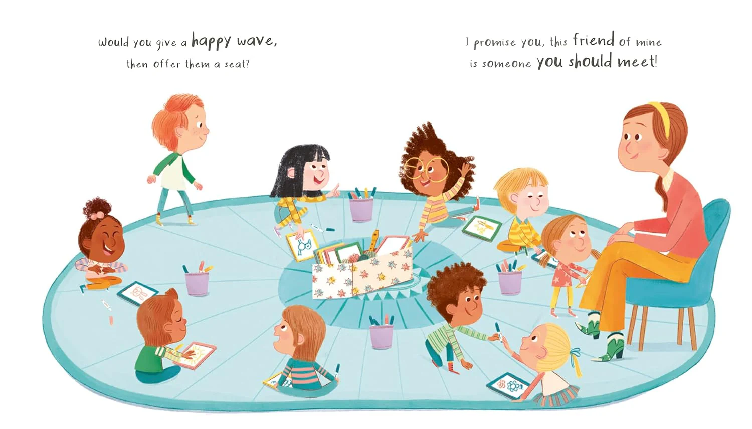 When You Meet My Friend: A Book about Making Friends at School - Image 3
