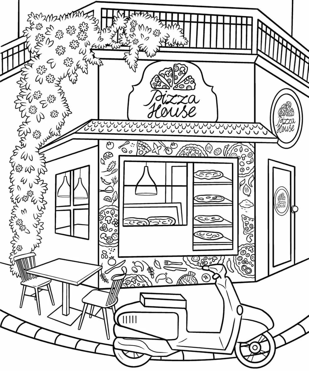Cozy Boutiques Coloring Book - Image 2