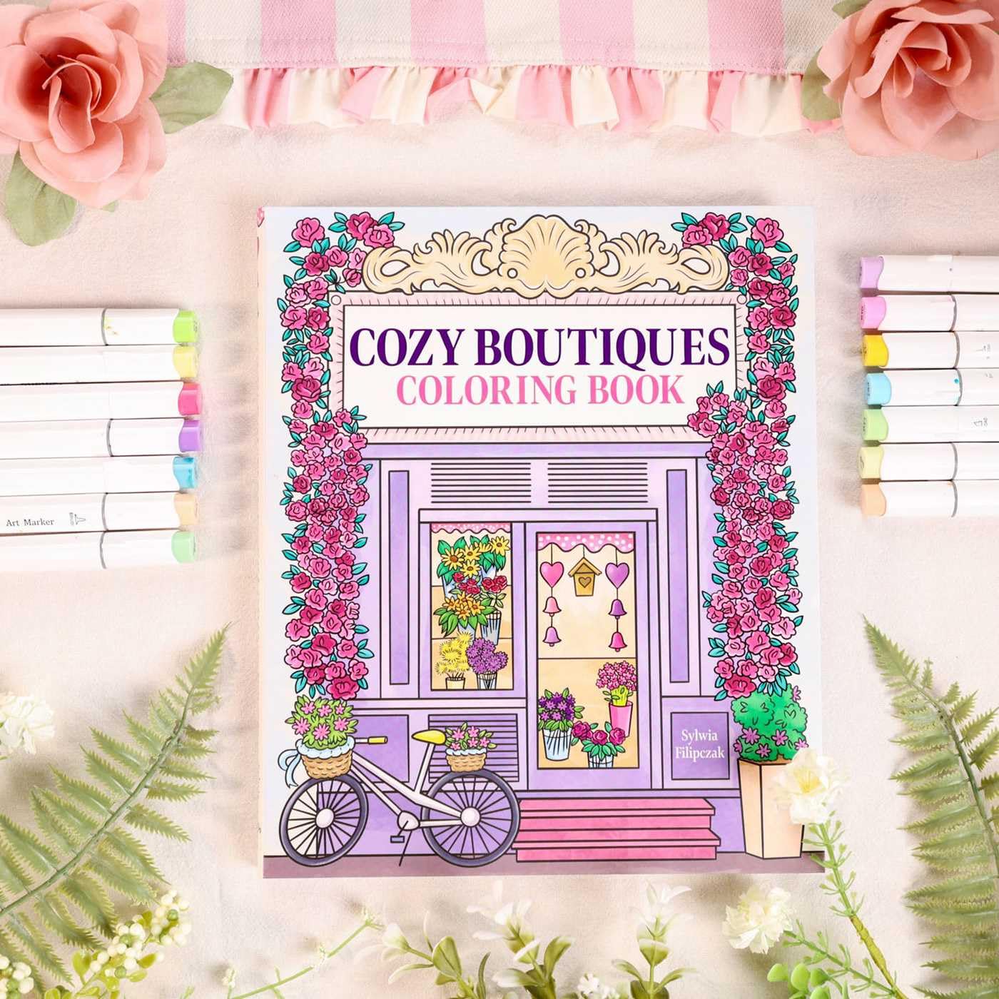 Cozy Boutiques Coloring Book - Image 3