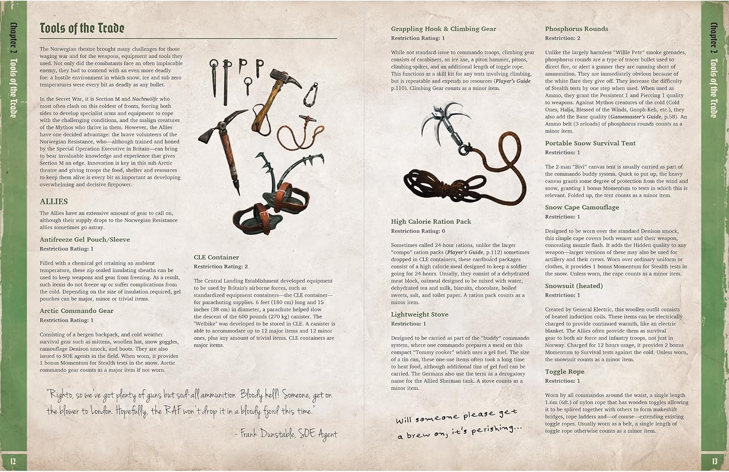 Modiphius Entertainment: Achtung! Cthulhu - The Norway Projekt - Supplement Hardcover RPG Book, 3 Part Campaign, New Cult & Content, Atomic Horror - Image 3