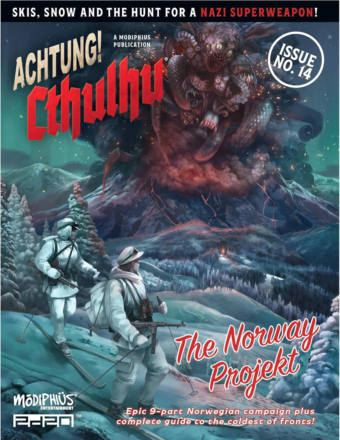 Modiphius Entertainment: Achtung! Cthulhu - The Norway Projekt - Supplement Hardcover RPG Book, 3 Part Campaign, New Cult & Content, Atomic Horror - Image 6