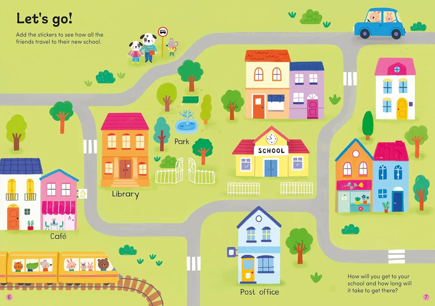 First Day of School Sticker Book (Usborne Little Friends - Image 7