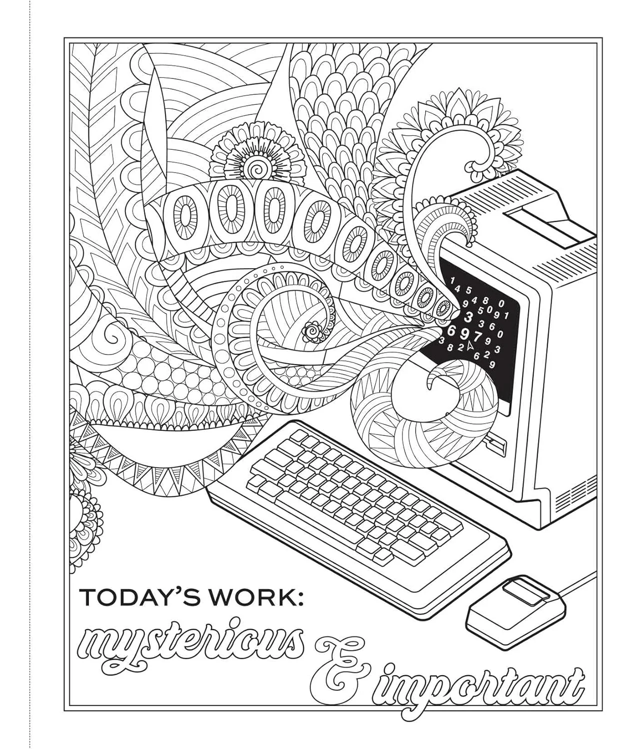 Your Outie Likes to Color: An Unofficial Severance-inspired Coloring Book for Mdr Fans - Image 5