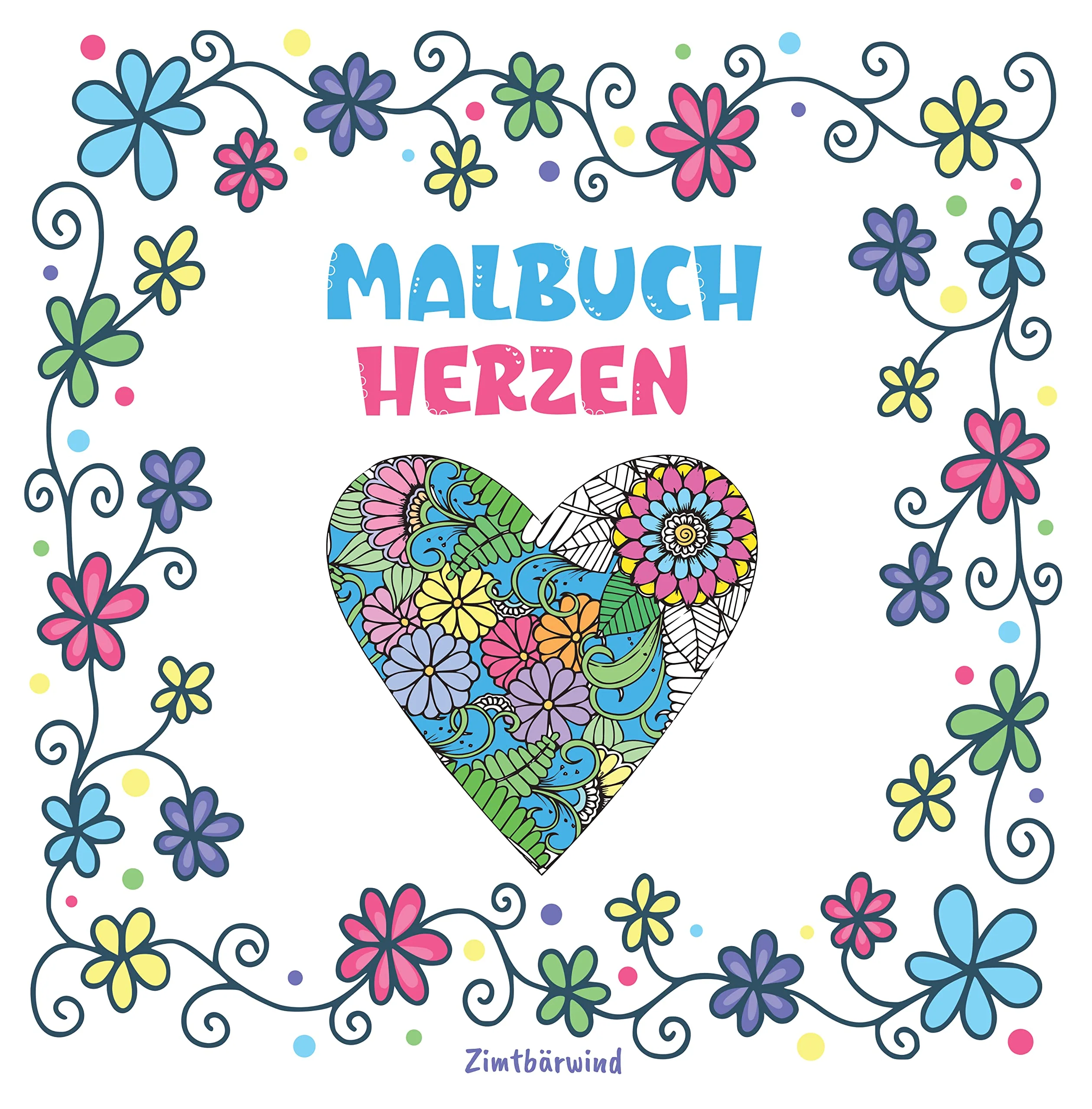 Mandala Malbuch für Erwachsene und Kinder ab 10 Jahren mit Blumen und Herzen: 30 wunderschöne florale Mandalas zum Ausmalen - Image 2