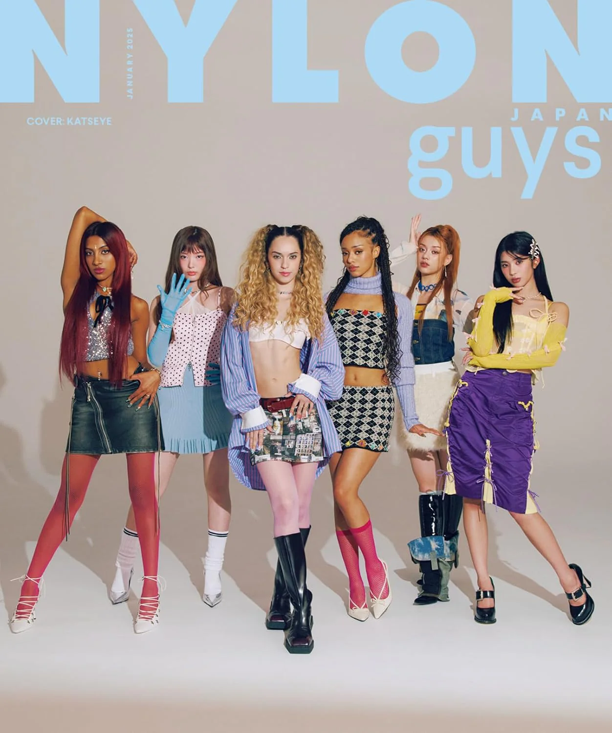 NYLON JAPAN 2025年1月号 SPECIAL EDITION 【W表紙：KATSEYE】 ( - Image 2