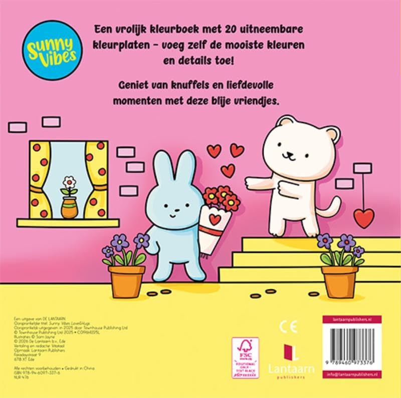 Lantaarn Publishers - Kleurboek Sunny vibes - Love & hugs - Image 2