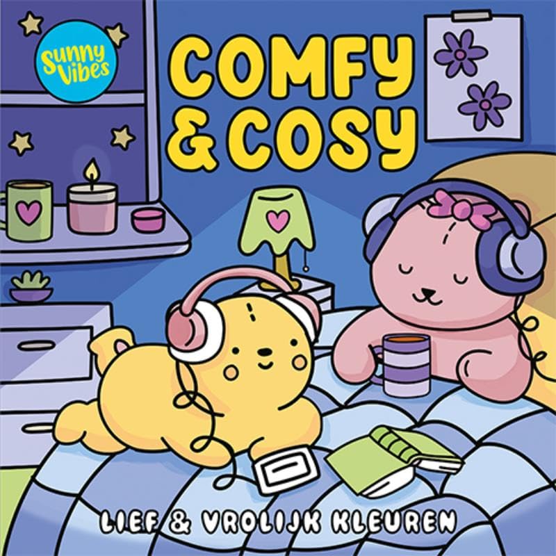 Lantaarn Publishers - Kleurboek Sunny vibes - Comfy & cosy