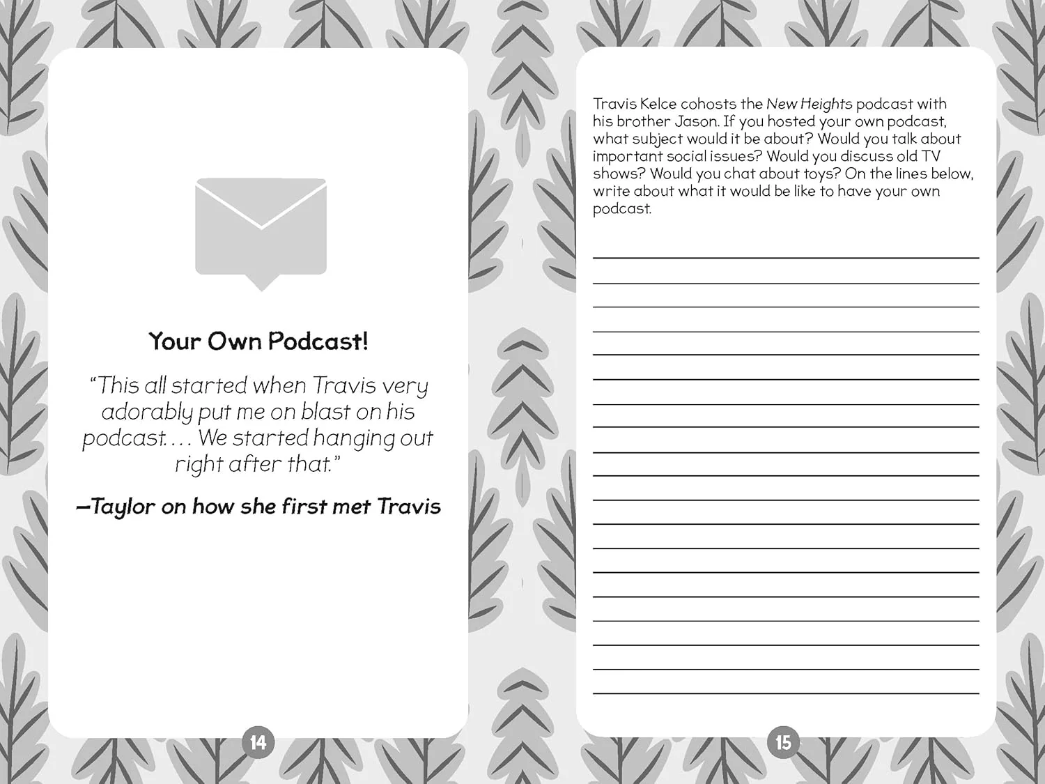 96 Facts About Taylor and Travis: Quizzes, Quotes, Questions, and More! With Bonus Journal Pages for Writing! - Image 2