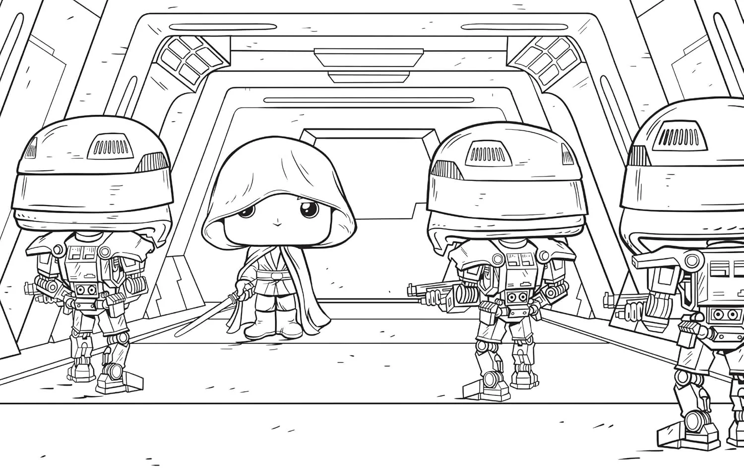 Star Wars: The Mandalorian: The Official Funko POP! Coloring Book - Image 6