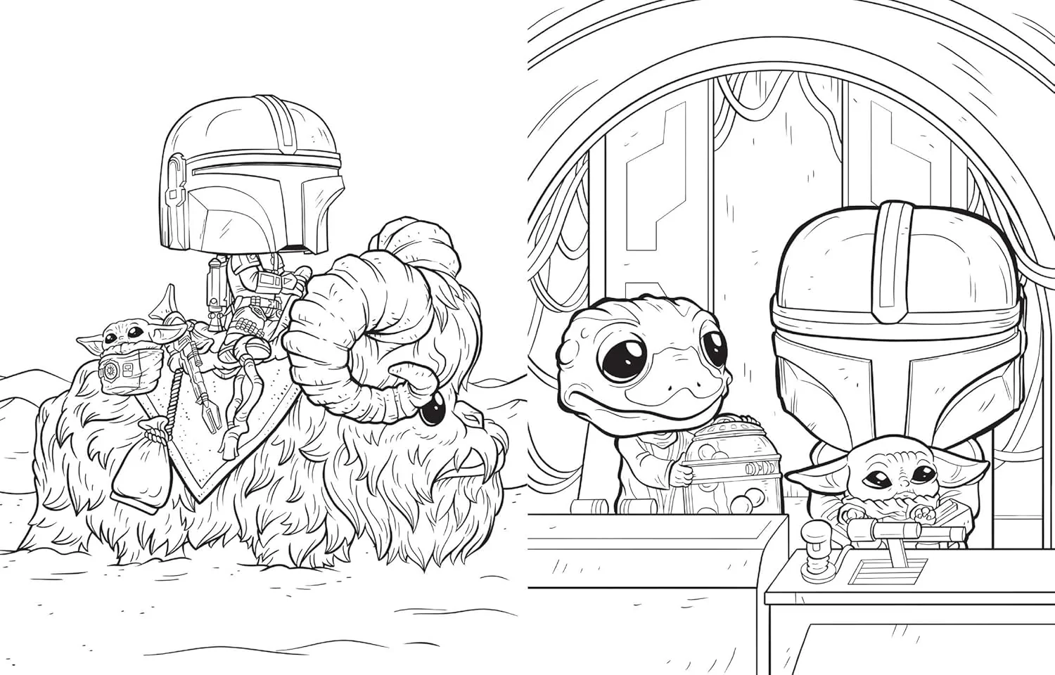 Star Wars: The Mandalorian: The Official Funko POP! Coloring Book - Image 8