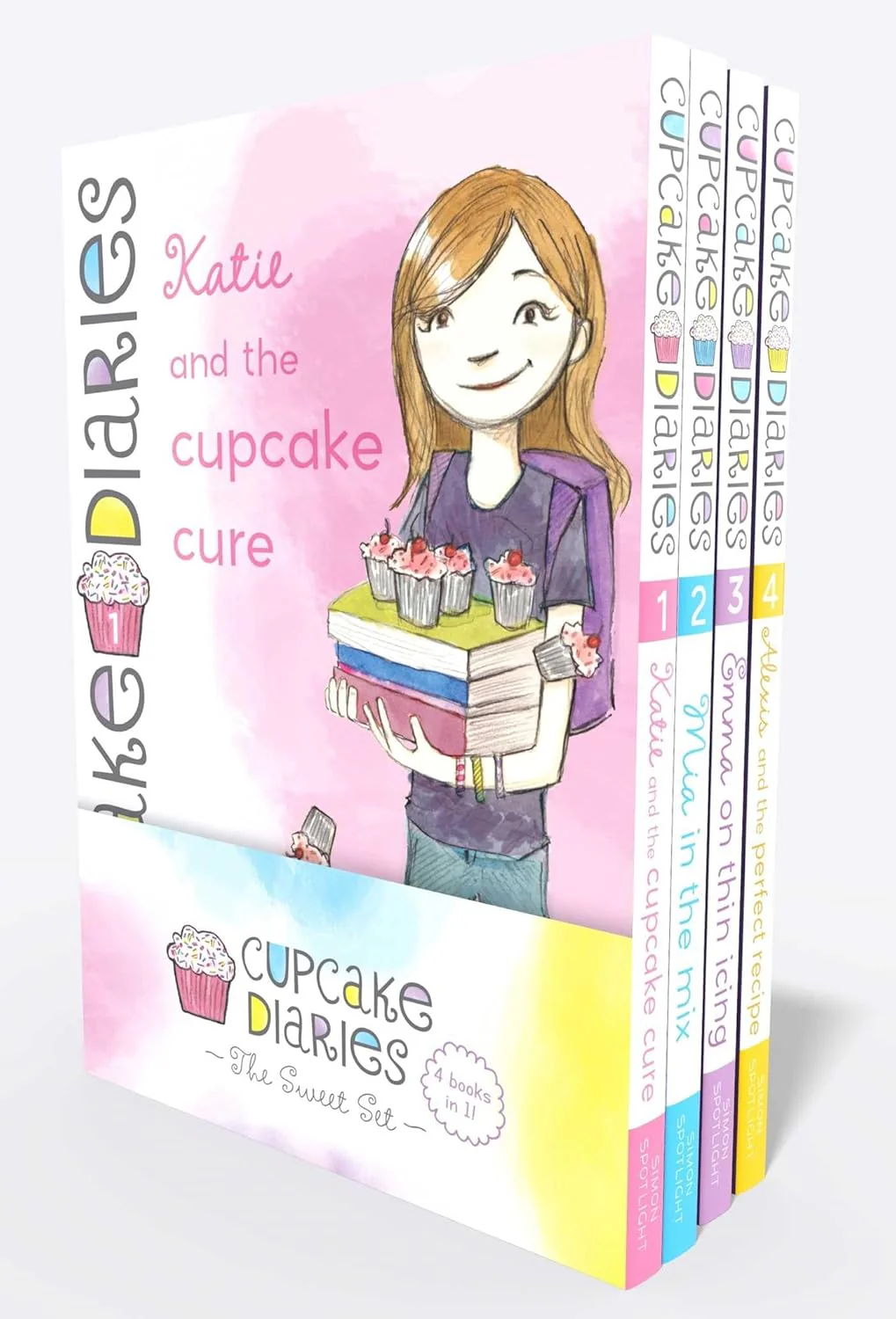 Cupcake Diaries the Sweet Set: Katie and the Cupcake Cure; Mia in the Mix; Emma on Thin Icing; Alexis and the Perfect Recipe - Image 2