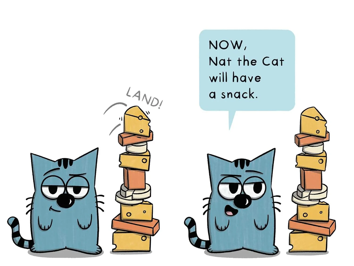 Nat the Cat Five Books in One!: Nat the Cat Takes a Nap; Nat the Cat Takes a Bath; Nat the Cat Has a Snack; Nat the Cat Has a Hat; Nat the Cat Finds a Map - Image 7