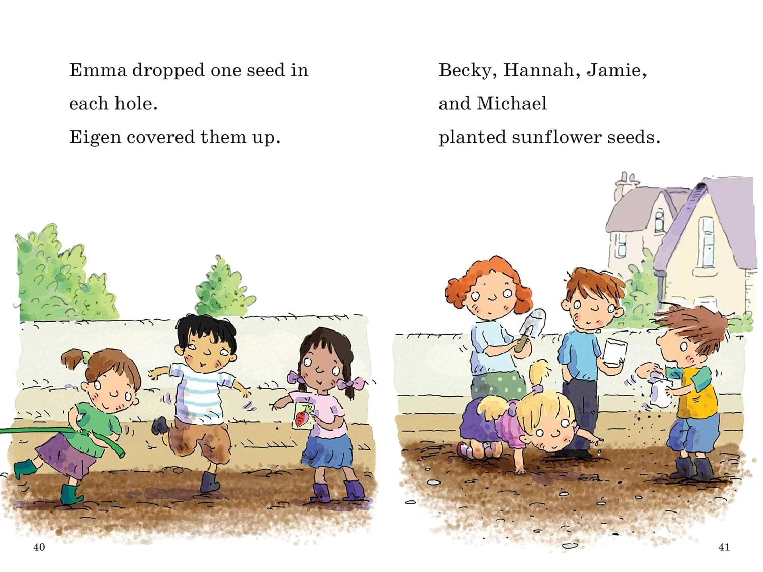 Five Summery Tales!: Summer Treasure; the Garden Project; the Counting Race; the Playground Problem; the First Day of School (Robin Hill School - Image 3