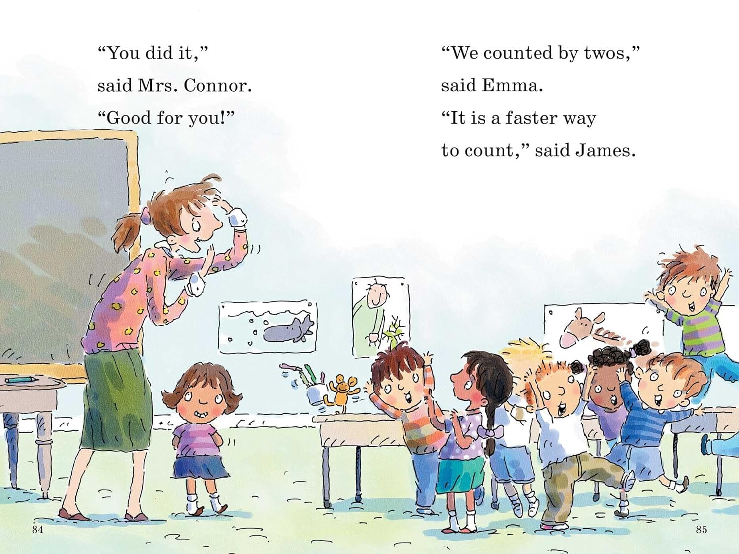 Five Summery Tales!: Summer Treasure; the Garden Project; the Counting Race; the Playground Problem; the First Day of School (Robin Hill School - Image 4