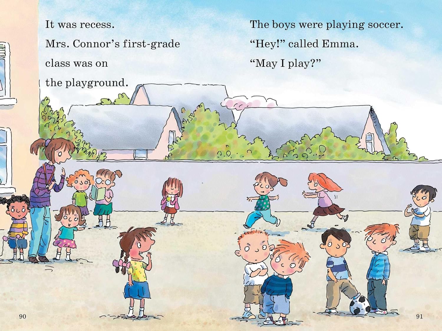 Five Summery Tales!: Summer Treasure; the Garden Project; the Counting Race; the Playground Problem; the First Day of School (Robin Hill School - Image 7