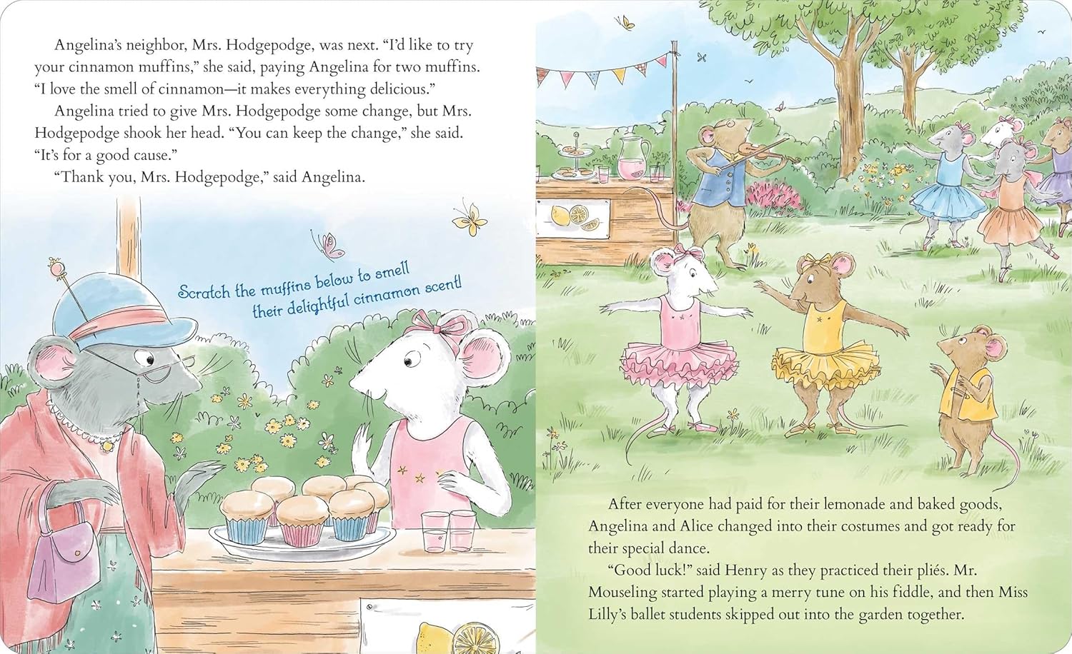 Angelina's Tip-Top Lemonade Stand: A Scratch-and-Sniff Book! (Angelina Ballerina - Image 2