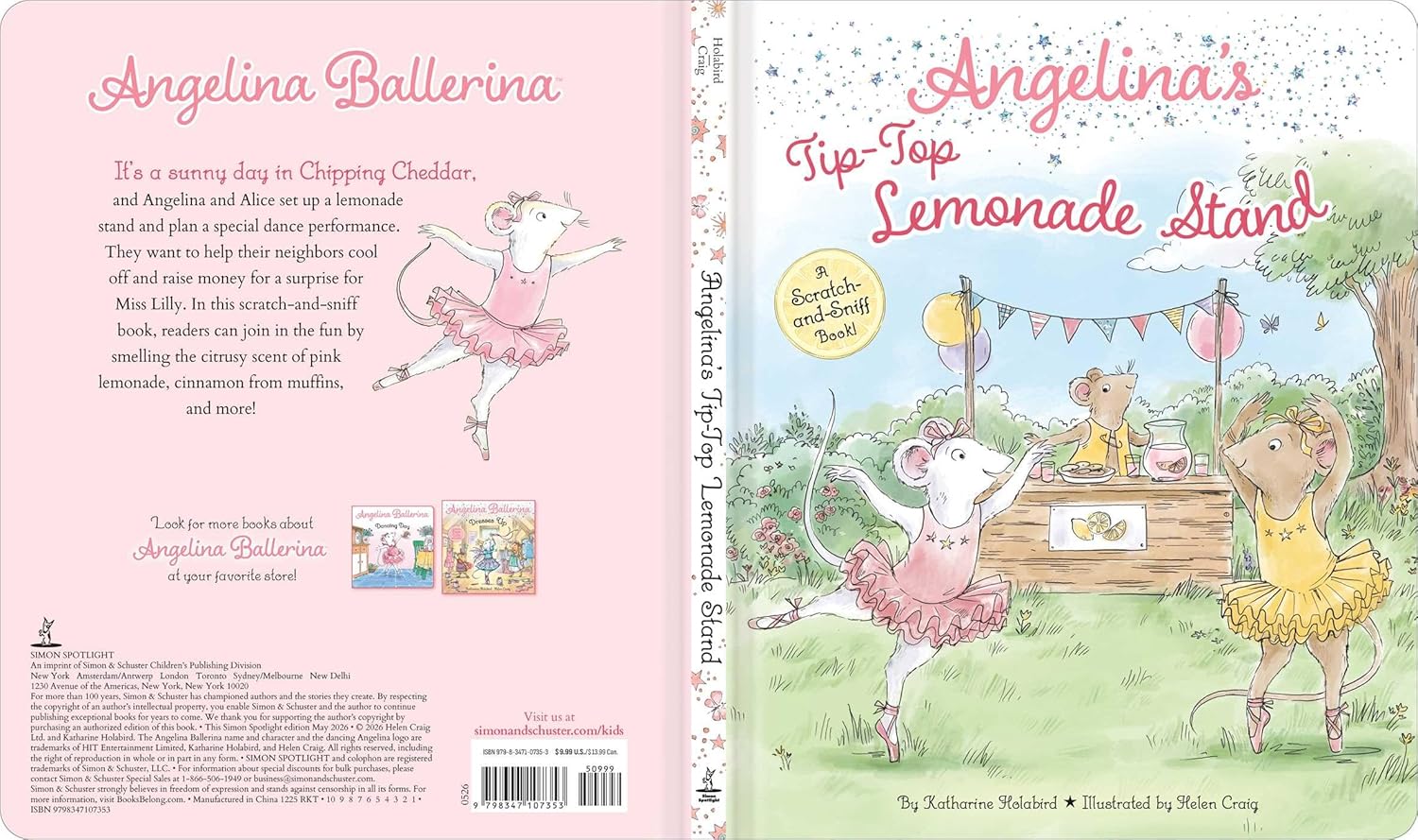 Angelina's Tip-Top Lemonade Stand: A Scratch-and-Sniff Book! (Angelina Ballerina - Image 3