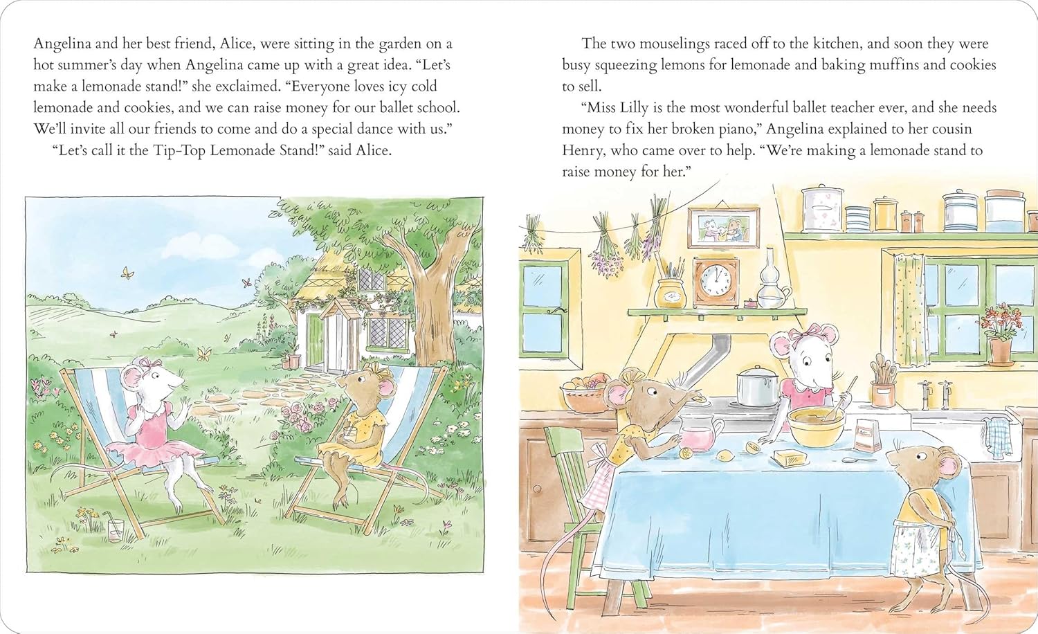Angelina's Tip-Top Lemonade Stand: A Scratch-and-Sniff Book! (Angelina Ballerina - Image 5
