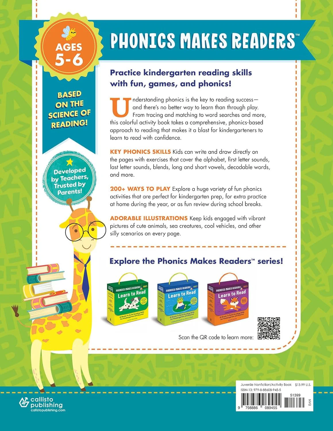 Phonics Makes Readers: Kindergarten Phonics Games: 200+ Fun Activities to Build Reading Skills - Image 2